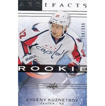 Karetní hra insert RC karta EVGENY KUZNETSOV 14-15 Artifacts Rookie /999