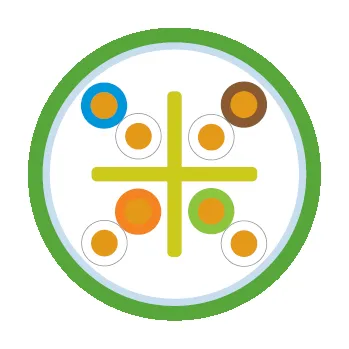 Síťový kabel SST-Cca-500GN Kabel UTP, small diameter, AWG23, kat. 6A LSZH zelený, Cca,s1a,d1,a1, cívka 500m