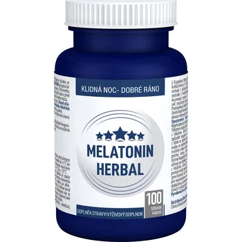 Clinical Nutricosmetics Melatonin Herbal 100 tob. Přípravek na podporu paměti a spánku Clinical Nutricosmetics Melatonin Herbal 100 tob.