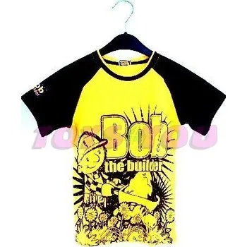 Pánské tričko Tričko krátký rukáv žluté - Bob Builder (vel.110_116)