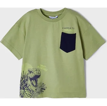 Chlapecké triko kratký rukáv Mayoral 3005 zelené Rozměr: 110