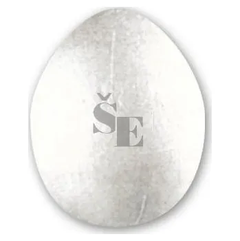 Velikonoční dekorace Vatové vejce 5,8 cm x 4,4 cm balení 10 ks, Optys