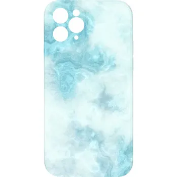 Pouzdro na mobilní telefon Mi-band.cz Kryt Světle modrý mramor pro iPhone 11 Pro
