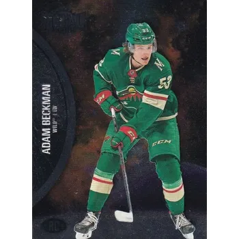 Sběratelská karetní hra insert RC karta ADAM BECKMAN 21-22 Metal Universe Rookie číslo 176