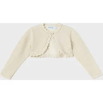 Dívčí mikina Dívčí svetřík, bolerko Mayoral 306 bílé Rozměr: 18 měsíců