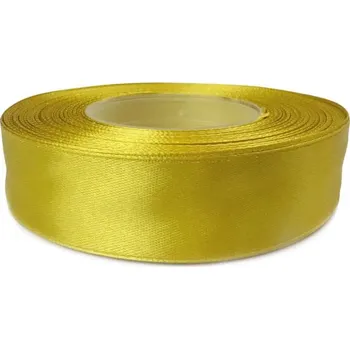 Stuha Saténová stuha zlatá 25mm (Saténová stuha zlatá 25mm)