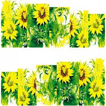 Umělé nehty Barevné vodolepky na nehty - KVĚTINOVÝ MOTIV LUX A059 (Obtisky na nehty Květiny A059)