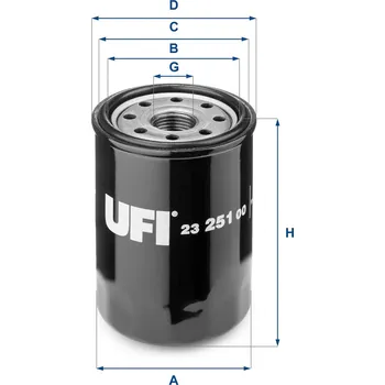 Filtr do auta Olejový filtr UFI 23.251.00