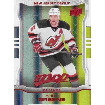 Karetní hra insert karta ANDY GREENE 14-15 MVP Colours and Contours Level 3 Teal Die-Cut