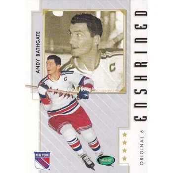 Karetní hra insert karta ANDY BATHGATE 03-04 Parkhurst Original 6 Enshrined číslo 90