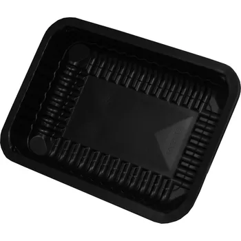 Jednorázové nádobí miska 227x178x40 mm, PP - černá (40 ks/balení)