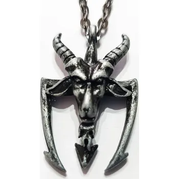 Náhrdelník Náhrdelník - Hlava Kozla - Black Ritual