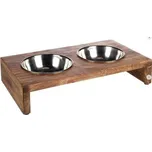 Flamingo Dvojmiska KATO dřevěná hnědá