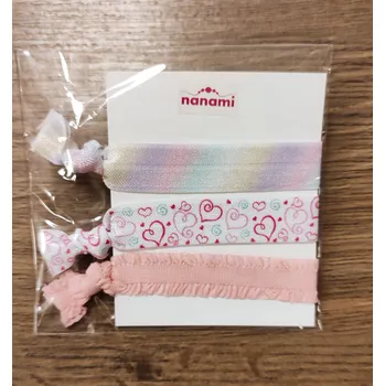 NANAMI sada gumičkových náramků Srdíčka