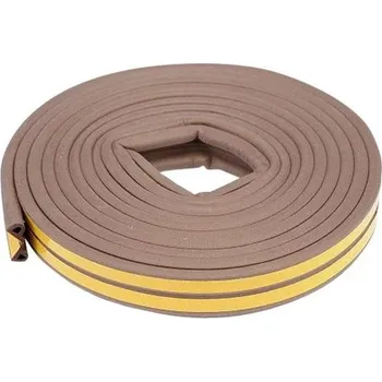 Těsnění do okna a dveří Těsnění do oken a dveří samolepící 9x5,5mm TYP P h