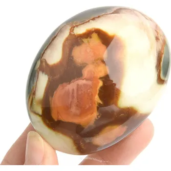 Přírodní kámen Hladký kámen jaspis pestrý z Madagaskaru 182g