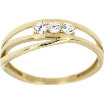 Prsten Zlatnictví U Kostela Dámský prsten ze žlutého zlata 7033ž 52 3307-20964471