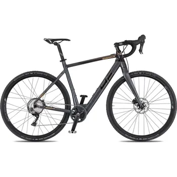 Jízdní kolo Elektrokolo 4EVER ENGRAVE PRO 2023 titan/metal zlatá Velikost rámu: 55cm