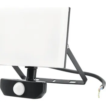 LED reflektor IP54 30W 3300lm 4000K černý se senzorem pohybu