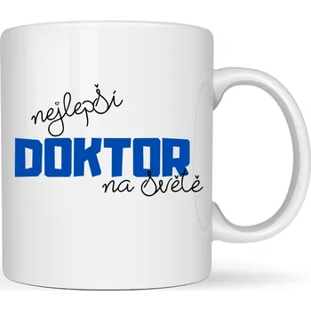 Hrneček - Nejlepší doktor 330 ml bílá/valentýn