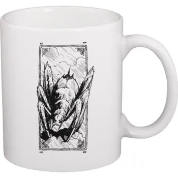 Hrnek malý bílý s potiskem Kumonga (Hrníček)