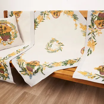 ubrus Tegatex Gobelínový ubrus - rakytník Velikost: 100*100 cm