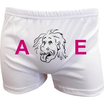 Trenýrky Trenýrky s potiskem Albert Einstein Mashalesi Art Design 2 pánské