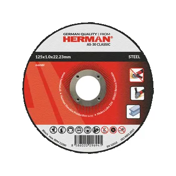 Řezný kotouč Řezný kotouč HERMAN AS-30 CLASSIC na ocel bez prolisu (230 x 2,0 x 22,23 mm / 1ks)
