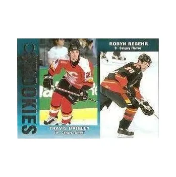 Sběratelská karetní hra insert RC karta BRIGLEY/REGEHR 99-00 Omega Rookies číslo 42