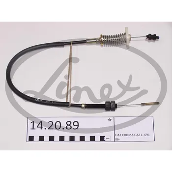 Lanko parkovací brzdy Lanko plynu, , 82402398, 82415444, LINEX, 14.20.89