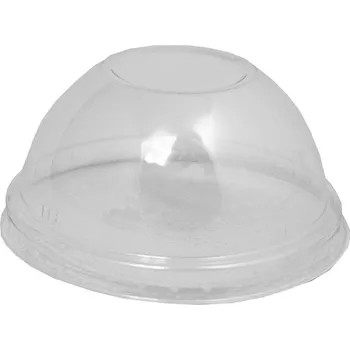 Jednorázové nádobí víčko PET KOPULKA bez otvoru AE -, 550, 650, pr. 95 mm (50 ks/balení)