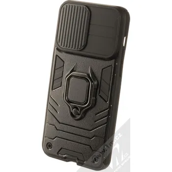 Pouzdro na mobilní telefon 1Mcz Lens Ring odolný ochranný kryt pro Apple iPhone 14 Pro Max černá (all black)