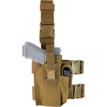 Airsoft CONDOR OUTDOOR Pouzdro pistolové stehenní MOLLE COYOTE BROWN