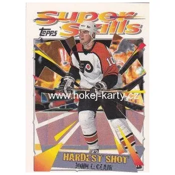 Sběratelská karetní hra insert karta JOHN LeCLAIR 95-96 Topps Super Skills číslo 42