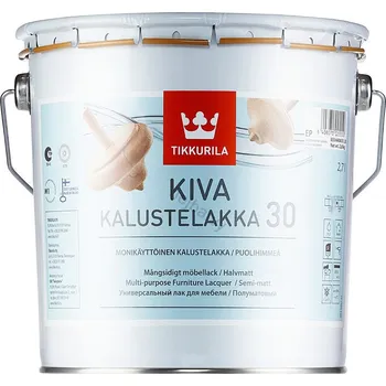 Lak na dřevo Tikkurila Kiva 30 - 2,7l Odstín: Transparentní