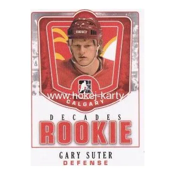 Karetní hra insert RC karta GARY SUTER 10-11 ITG Decades 1980s Decades Rookie