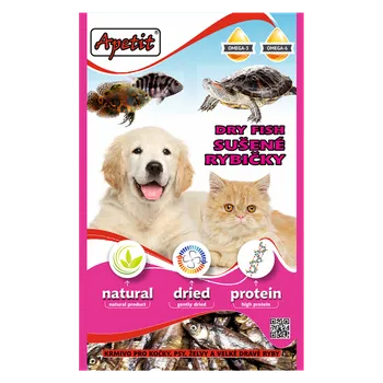Pamlsek pro psa Apetit - sušené rybičky 50 g