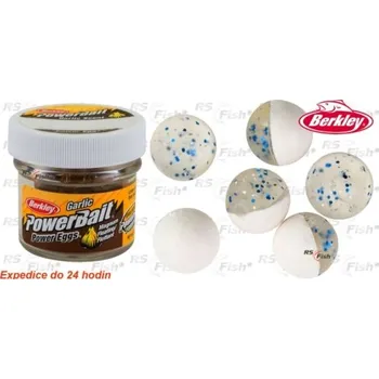 Umělá nástraha Berkley PowerBait Floating Eggs Garlic - White