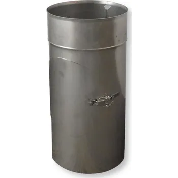 Kouřovod Díl s kontrolním otvorem kruhový s deklem Ø 160 mm