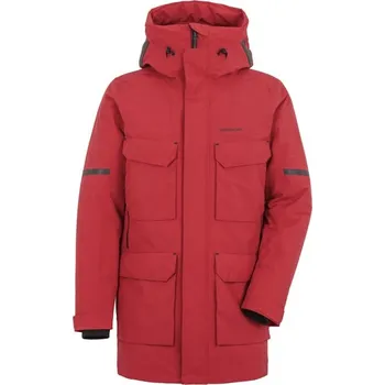 Pánský zimní kabát Kabát D1913 DREW pánský červená XL