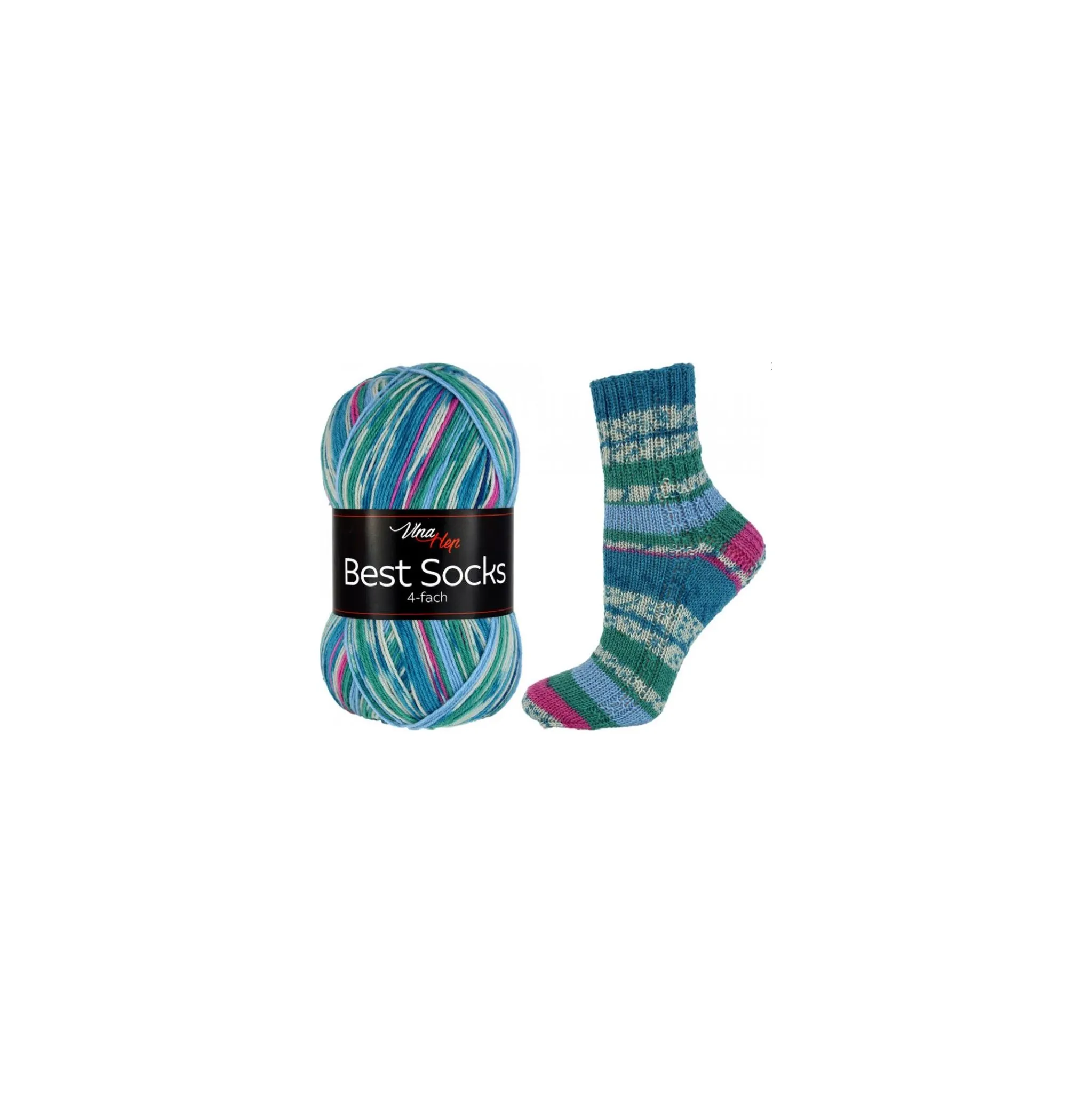 Fotografie 1 - Příze Vlna-Hep Best Socks 4-fach 7310