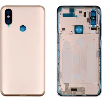Náhradní kryt pro mobilní telefon Xiaomi Mi A2 zadní kryt baterie zlatý včetně čočky fotoaparátu (Service Pack)