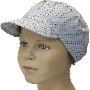 Kšiltovka Letní kšiltovka (bekovka) Fantom - šedá tečky Velikost: 56