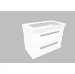 Krajcar KE Elegant koupelnová skříňka s umyvadlem 85 x 65 x 45 cm bílá KE85