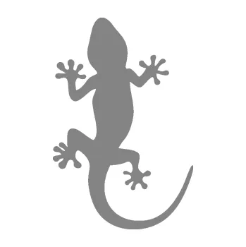 Samolepící dekorace Ještěrka 017 pravá (17 - šedá) SAMOLEPKA NA AUTO, NÁLEPKA, FÓLIE, POLEP, TUNING, VLASTNÍ TEXT, TISK, AUTOSAMOLEPKY.cz, POLEPY, OBRÁZEK, LOGO, 3D STICKERS