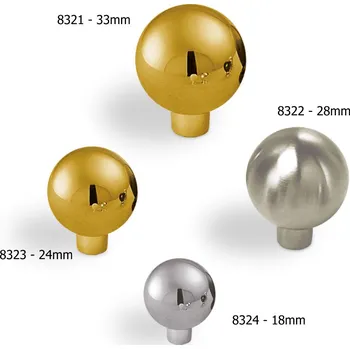 Nábytkové kování 832 - 100 pozlaceno, 33 mm