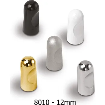 Nábytkové kování 801 - 002 bílá, 12 mm