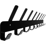 Věšák na stěnu 17 háčků černý