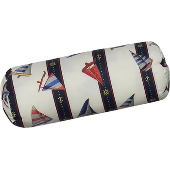 Bytový textil SCANquilt KLASIK regata smetanovomodročervená 15 x 40 cm