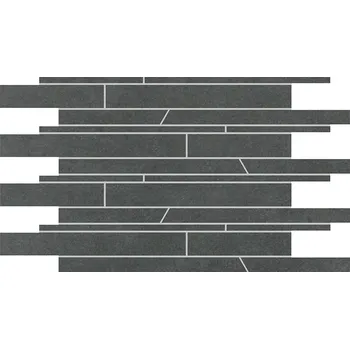 Dlažba Rako Extra DDVP4725, mozaika, černá, matná 45 x 30 x 0,8 cm